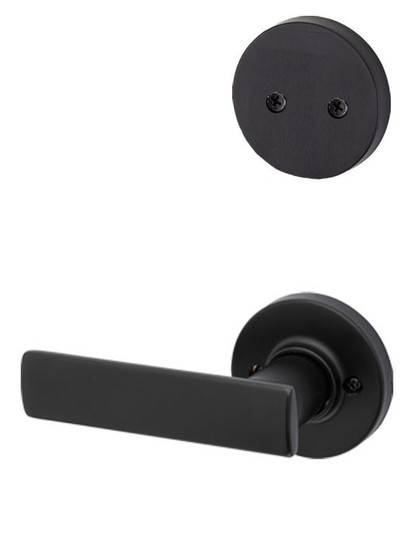 Kwikset / 973 Dummy Cylinder Interior Trim Pack / Breton Lever with Round Rose