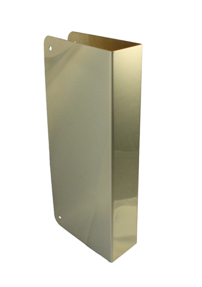 Don-Jo / Wrap-Around Plate / 12" H x 5" W / 1-3/4" Door Thickness / Blank Plate