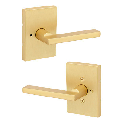 Kwikset / Halifax Lever with Rectangular Rose - Door Locks Direct