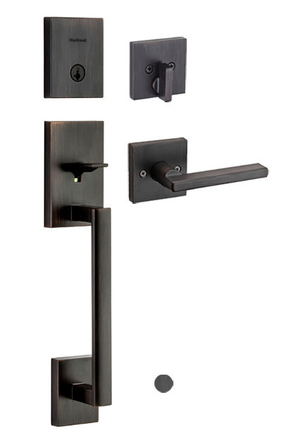 Kwikset / San Clemente Handleset x Halifax SQT Lever SMT - Door