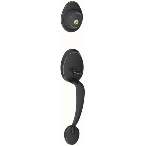 Schlage / Barcelona Handleset / Single Cylinder - Door Locks Direct