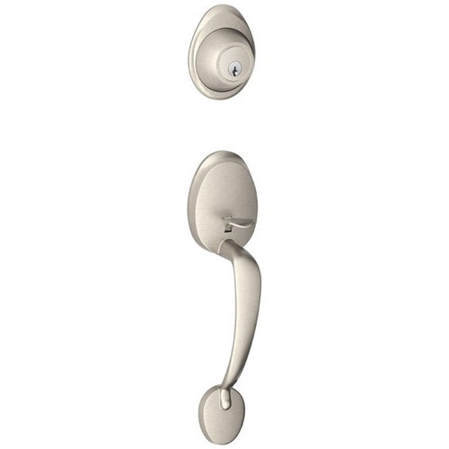 Schlage / Barcelona Handleset / Single Cylinder - Door Locks Direct