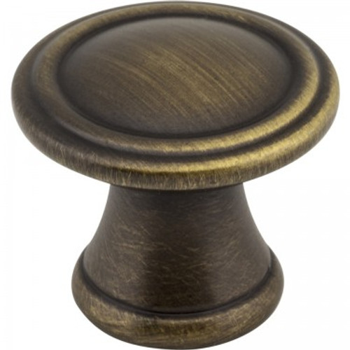 Jeffrey Alexander / Cordova Knob / 1-3/16" / Antique Brushed Satin Brass /Z110-ABSB