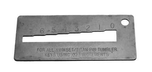 Kwikset / Key Gauge / 80049