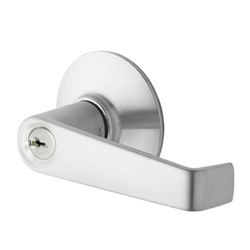Schlage / Elan Lever / Storeroom Keyed Entry / Bright Chrome / F80ELA 625