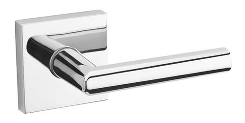 Kwikset / Milan Lever with Square Rose / Passage / Polished Chrome / 154MILSQT 26