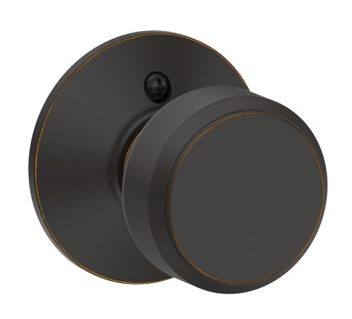 Schlage / Bowery Knob / Half Dummy / Aged Bronze / F170BWE 716
