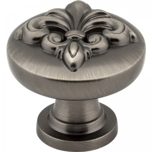 Jeffrey Alexander / Lafayette Knob / 1-3/8" / Brushed Pewter / 218BNBDL Jeffrey Alexander / Lafayette Knob / 1-3/8" / Brushed Pewter / 218BNBDL