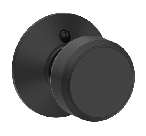 Schlage / Bowery Knob / Half Dummy / Matte Black / F170BWE 622