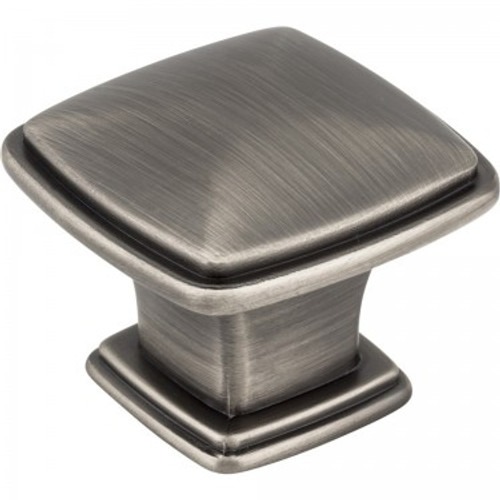 Jeffrey Alexander / Milan 1 Knob / 1-3/16" / Brushed Pewter / 1091BNBDL Jeffrey Alexander / Milan 1 Knob / 1-3/16" / Brushed Pewter / 1091BNBDL