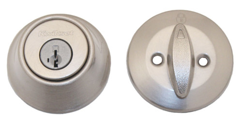 Kwikset / 660 Deadbolt / Single Cylinder - SmartKey / Satin Nickel / 660 15 SMT