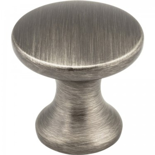 Elements / Slade Knob / 1" / Brushed Pewter / 3915-BNBDL