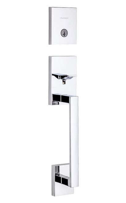 Kwikset / San Clemente Handleset / Single Cylinder - SmartKey / Polished Chrome / 818SCE 26 SMT Kwikset / San Clemente Handleset / Single Cylinder - SmartKey / Polished Chrome / 818SCE 26 SMT