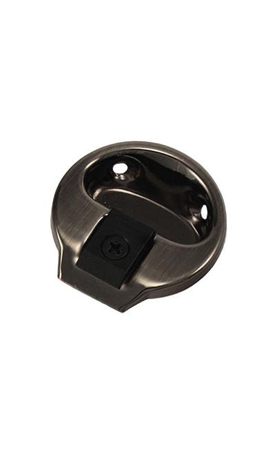 Kwikset / Knobs-Levers / Full Round 1-3/4" x 1-7/8" / Adjustable Strike Plate / Antique Nickel / 80318-15A