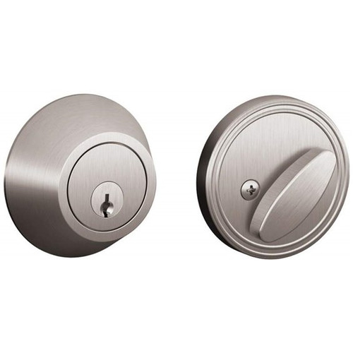 Schlage / JD60 Deadbolt / Single Cylinder / Satin Stainless Steel / JD60 630 Schlage / JD60 Deadbolt / Single Cylinder / Satin Stainless Steel / JD60 630