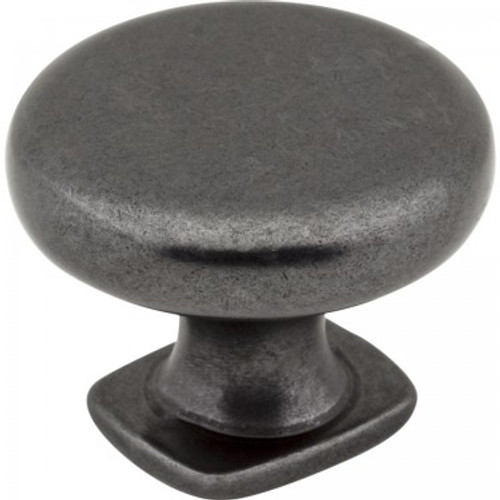 Jeffrey Alexander / Belcastel 1 Knob / 1-3/8 / Gun Metal / MO6303DACM