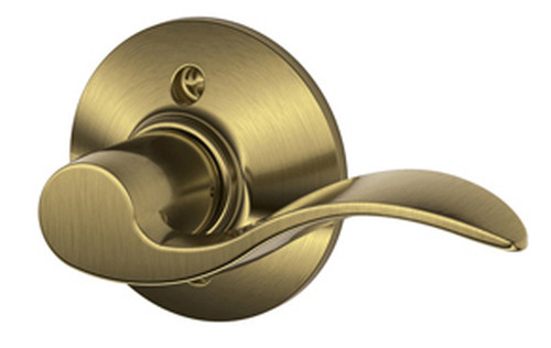 Schlage / Accent Lever / Half Dummy Right Hand / Antique Brass / F170ACC RH 609