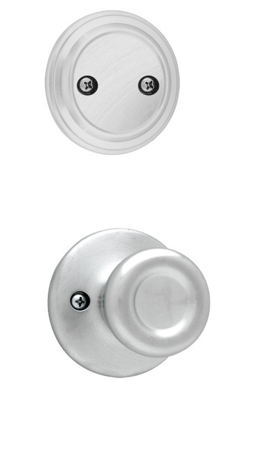 Kwikset / 968 Dummy Cylinder Interior Trim Pack / Tylo Knob / Satin Chrome / 968T26D