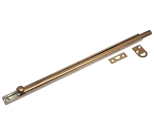 Don Jo / 12" Slide Bolt / Polished Brass / SB-12 605 Don Jo / 12" Slide Bolt / Polished Brass / SB-12 605