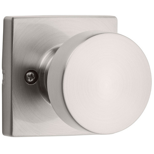 Kwikset / Pismo Knob with Square Rose / Half Dummy / Satin Nickel / 788PSKSQT 15 Kwikset / Pismo Knob with Square Rose / Half Dummy / Satin Nickel / 788PSKSQT 15