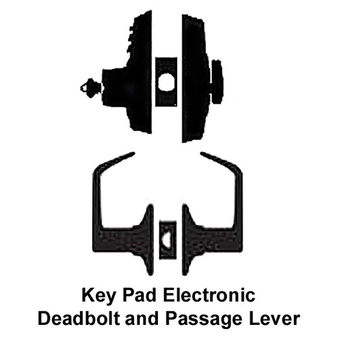 Schlage Electronic Key Pad Deadbolt, Aged Bronze