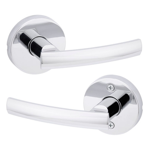 Kwikset / Sydney Lever with Round Rose / Passage / Polished Chrome / 720SYLRDT 26