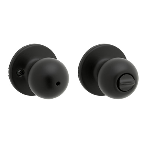 Kwikset / Polo Knob / Privacy / Matte Black / 300P 514