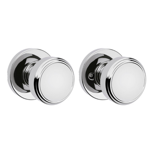 Kwikset / Maven Knob Round Rosette / Passage/ Polished Chrome /  200 MNK RDT 26