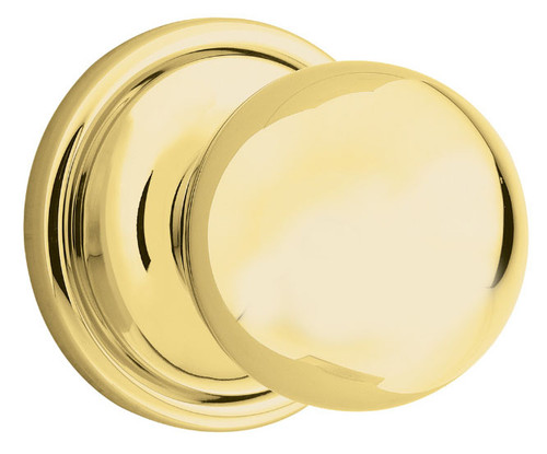 Kwikset / Circa Knob / Passage / Lifetime Polished Brass / 720CA LO3