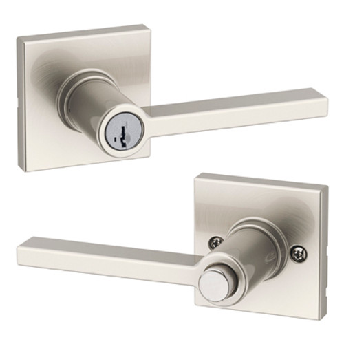 Kwikset / Casey SQT Lever / Keyed Entry - SmartKey / Satin Nickel / 438 CSL SQT 15 SMT Kwikset / Casey SQT Lever / Keyed Entry - SmartKey / Satin Nickel / 438 CSL SQT 15 SMT