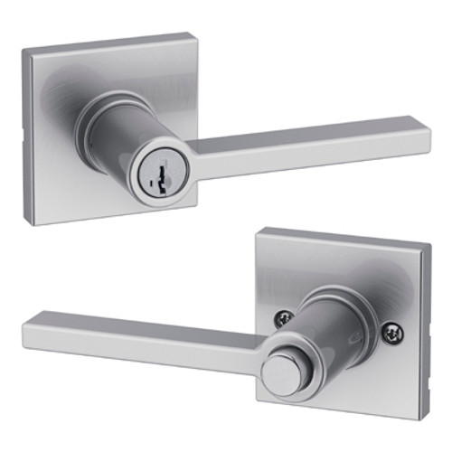 Kwikset / Casey SQT Lever / Keyed Entry - SmartKey / Satin Chrome / 438 CSL SQT 26D SMT Kwikset / Casey SQT Lever / Keyed Entry - SmartKey / Satin Chrome / 438 CSL SQT 26D SMT