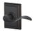 Schlage / Accent Lever with Addison Rose / Passage / Aged Bronze / F10ACC 716 ADD Schlage / Accent Lever with Addison Rose / Passage / Aged Bronze / F10ACC 716 ADD