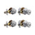 Kwikset / Tylo 400 Knobs and 660 Single Cylinder Deadbolts Combo Pack / Satin Chrome / 242 T 26D CP Kwikset / Tylo 400 Knobs and 660 Single Cylinder Deadbolts Combo Pack / Satin Chrome / 242 T 26D CP