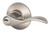 Schlage / Accent Lever / Keyed Entry / Satin Nickel / F51AACC 619 Schlage / Accent Lever / Keyed Entry / Satin Nickel / F51AACC 619
