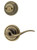 Kwikset / 967 Double Cylinder Interior Trim Pack / Tustin Lever / Left Hand / Antique Brass / 967TNLLH5 Kwikset / 967 Double Cylinder Interior Trim Pack / Tustin Lever / Left Hand / Antique Brass / 967TNLLH5