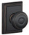 Schlage / Georgian Knob with Addison Rose / Passage / Aged Bronze / F10GEO 716 ADD Schlage / Georgian Knob with Addison Rose / Passage / Aged Bronze / F10GEO 716 ADD