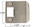 Don-Jo / Extended Lip Strike Round Corner / 2-1/4" H x 1-1/2" W / Total Width 2" / Satin Nickel / EL 115 619 RC Don-Jo / Extended Lip Strike Round Corner / 2-1/4" H x 1-1/2" W / Total Width 2" / Satin Nickel / EL 115 619 RC