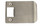 Don-Jo / Extended Lip Strike Round Corner / 2-1/4" H x 2-1/2" W / Total Width 3" / Satin Nickel / EL 125 619 RC Don-Jo / Extended Lip Strike Round Corner / 2-1/4" H x 2-1/2" W / Total Width 3" / Satin Nickel / EL 125 619 RC
