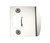 Kwikset / Extended Lip Strike Square Corner / 2-1/4" H x 1-3/4" W / Total Width 2-1/4" / Polished Chrome / 83537 26 Kwikset / Extended Lip Strike Square Corner / 2-1/4" H x 1-3/4" W / Total Width 2-1/4" / Polished Chrome / 83537 26