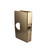 Don-Jo / Wrap-Around Plate / 9" H x 4" W /  1-3/4" Door Thickness / 2-3/8" Backset / Antique Brass / 2 AB CW Don-Jo / Wrap-Around Plate / 9" H x 4" W /  1-3/4" Door Thickness / 2-3/8" Backset / Antique Brass / 2 AB CW
