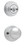 Kwikset / 967 Double Cylinder Interior Trim Pack / Polo Knob / Satin Chrome / 967P26D Kwikset / 967 Double Cylinder Interior Trim Pack / Polo Knob / Satin Chrome / 967P26D