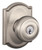Schlage / Georgian Knob with Camelot Rose / Keyed Entry / Satin Nickel / F51AGEO 619 CAM Schlage / Georgian Knob with Camelot Rose / Keyed Entry / Satin Nickel / F51AGEO 619 CAM
