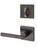 Kwikset / 966 Single Cylinder Interior Trim Pack / Montreal Lever with Square Rose / Venetian Bronze / 966MRLSQT11P Kwikset / 966 Single Cylinder Interior Trim Pack / Montreal Lever with Square Rose / Venetian Bronze / 966MRLSQT11P