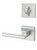 Kwikset / 968 Dummy Cylinder Interior Trim Pack / Montreal Lever with Square Rose / Satin Chrome / 968MRLSQT26D Kwikset / 968 Dummy Cylinder Interior Trim Pack / Montreal Lever with Square Rose / Satin Chrome / 968MRLSQT26D