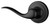 Kwikset / Tustin Lever / Half Dummy Left Hand / Matte Black / 788TNL LH 514 Kwikset / Tustin Lever / Half Dummy Left Hand / Matte Black / 788TNL LH 514