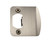 Kwikset / Extended Lip Strike Round Corner / 2-1/4" H x 1-3/4" W / Total Width 2-1/4" / Satin Nickel / 83536 15 Kwikset / Extended Lip Strike Round Corner / 2-1/4" H x 1-3/4" W / Total Width 2-1/4" / Satin Nickel / 83536 15