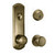 Kwikset / Metal Interconnect / 780 Deadbolt Single Cylinder with Hancock Passage Knob / Antique Brass / 508H 5