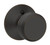 Schlage / Bowery Knob / Half Dummy / Aged Bronze / F170BWE 716 Schlage / Bowery Knob / Half Dummy / Aged Bronze / F170BWE 716
