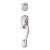 Schlage / Camelot Handleset / Single Cylinder / Bright Chrome / F60CAM 625 Schlage / Camelot Handleset / Single Cylinder / Bright Chrome / F60CAM 625