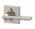 Schlage / Latitude Lever with Collins Rose / Half Dummy / Satin Nickel / F170LAT 619 COL Schlage / Latitude Lever with Collins Rose / Half Dummy / Satin Nickel / F170LAT 619 COL